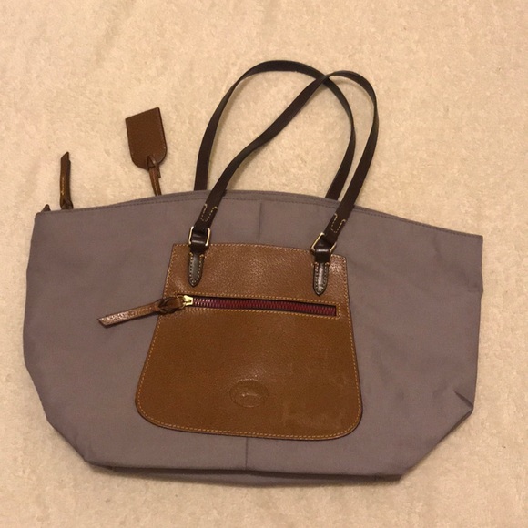 Dooney & Bourke Handbags - Dooney and Bourke Coated Canvas Tote Purse